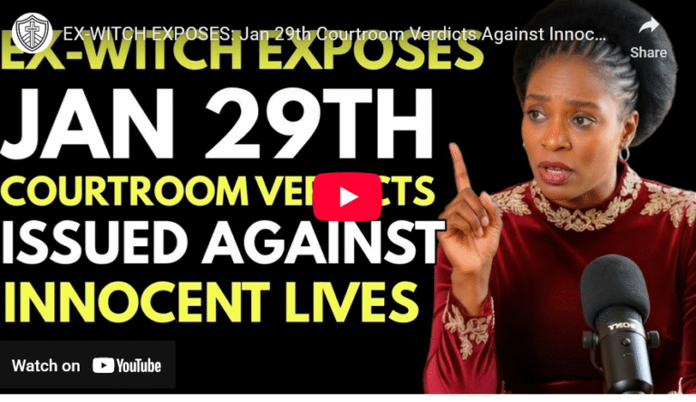 EX-WITCH EXPOSES: Jan 29th Courtroom Verdicts Against Innocent Lives | Divine Courtroom Reversal 