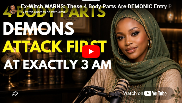 Ex-Witch WARNS: These 4 Body Parts Are DEMONIC Entry Points at 3AM 