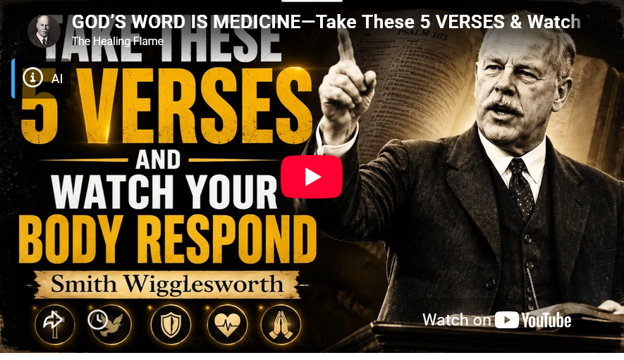 GOD’S WORD IS MEDICINE—Take These 5 VERSES & Watch Your Body Respond – Smith Wigglesworth